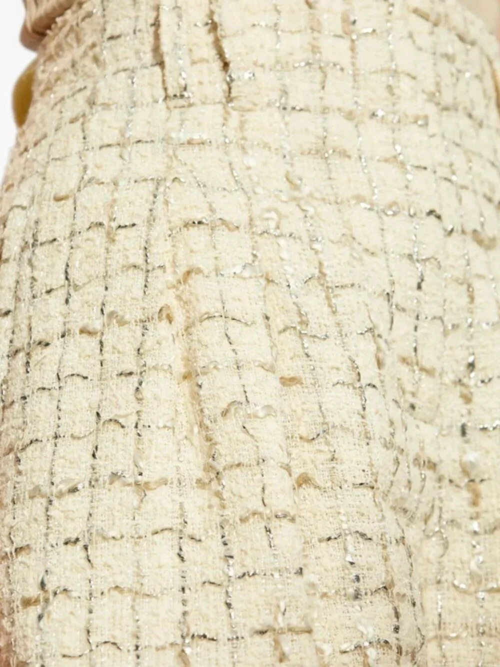 NWT Iro Xaga Tweed Trouser Shorts in Ecru Silver - 34 - Picture 3 of 9